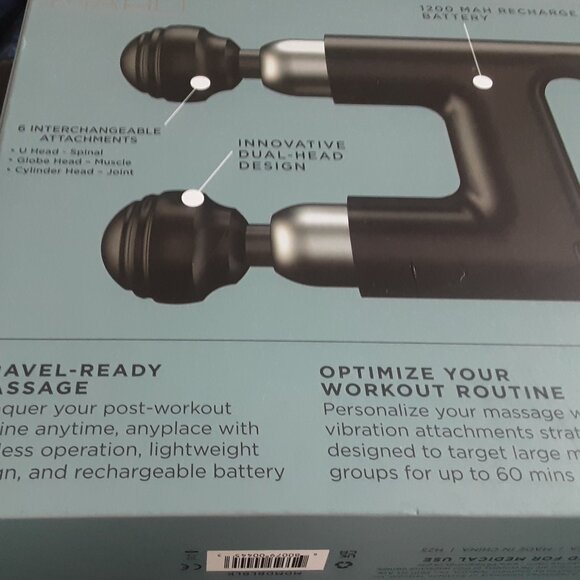 *NEW* MAHLI Elite Muscle Massager Dual Head Percussion - Picture 2 of 6